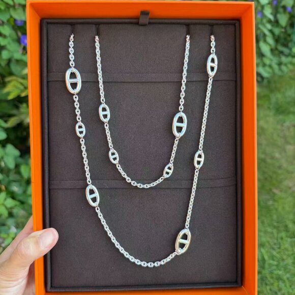 Brand New in Box Hermes Farandole long necklace 120cm - Picture 2 of 3